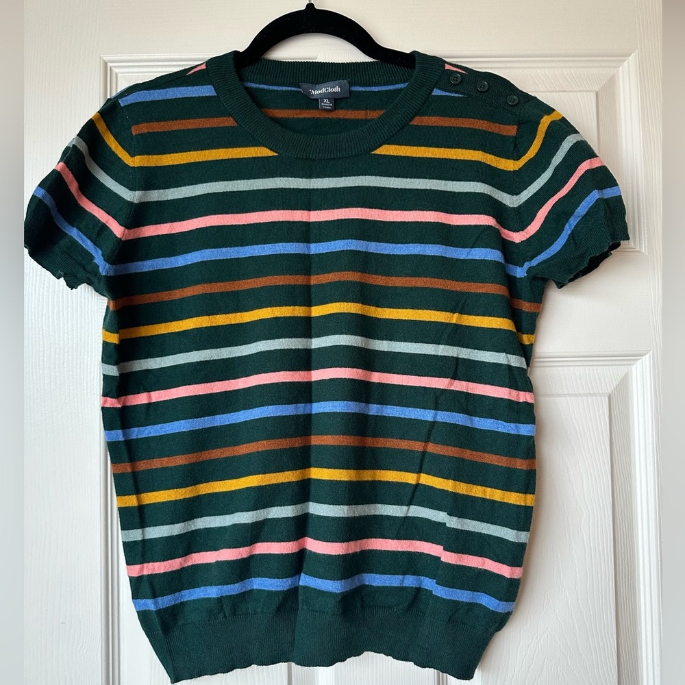ModCloth Short Sleeve Sweater